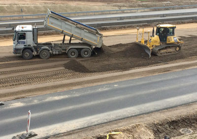 Tragschicht für den Straßenbau